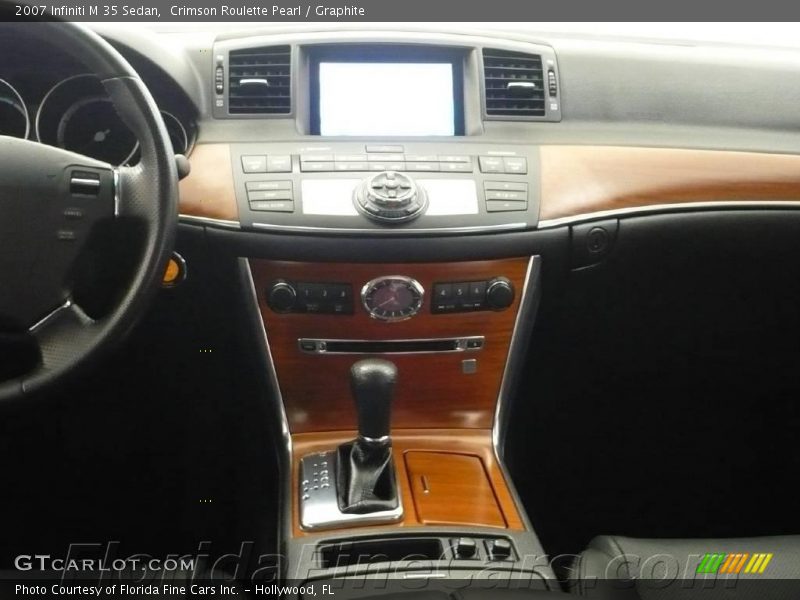 Crimson Roulette Pearl / Graphite 2007 Infiniti M 35 Sedan