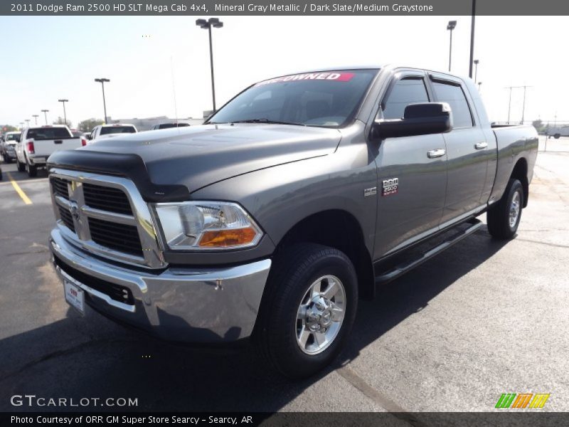 Mineral Gray Metallic / Dark Slate/Medium Graystone 2011 Dodge Ram 2500 HD SLT Mega Cab 4x4