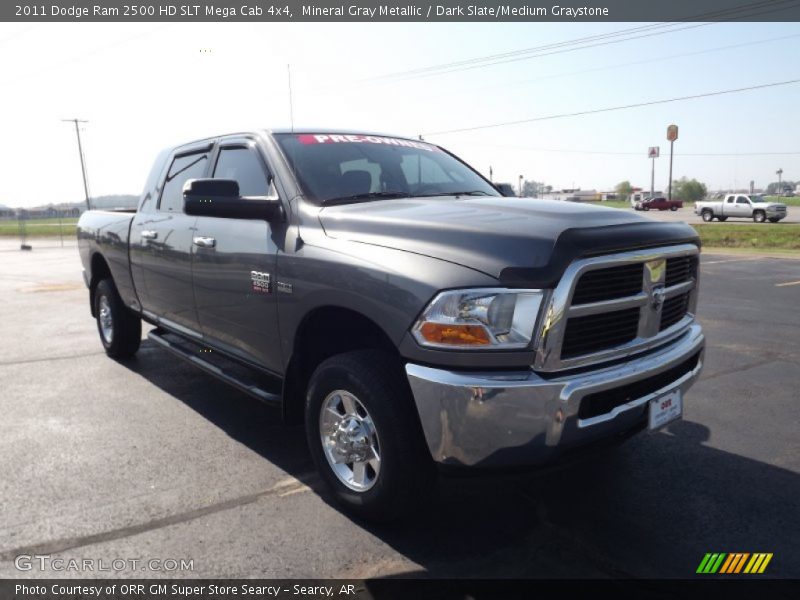 Mineral Gray Metallic / Dark Slate/Medium Graystone 2011 Dodge Ram 2500 HD SLT Mega Cab 4x4