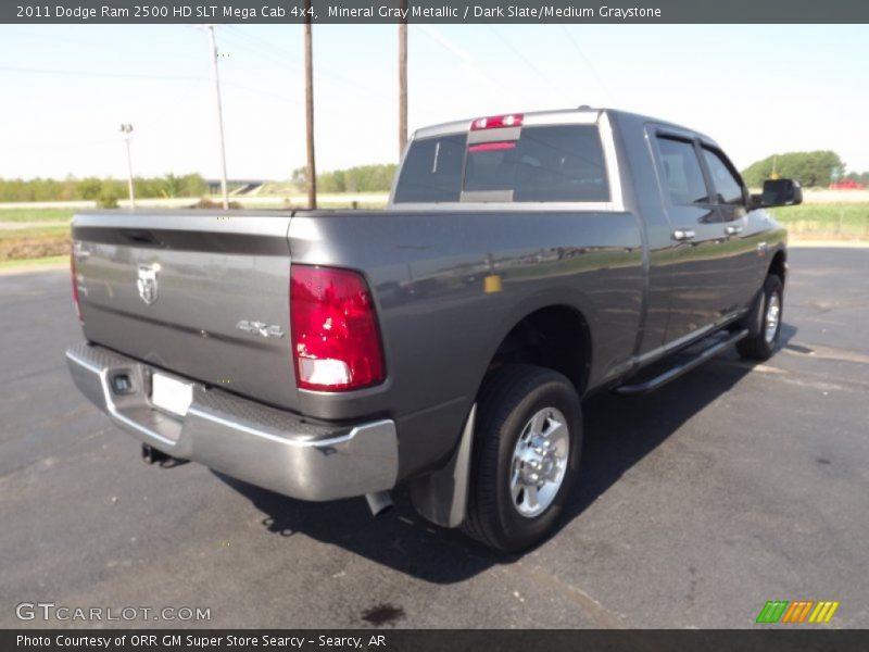Mineral Gray Metallic / Dark Slate/Medium Graystone 2011 Dodge Ram 2500 HD SLT Mega Cab 4x4