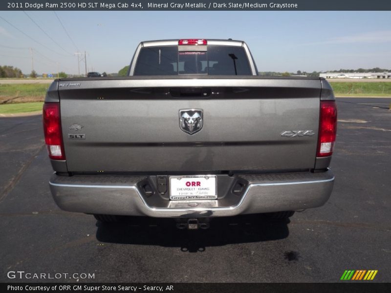 Mineral Gray Metallic / Dark Slate/Medium Graystone 2011 Dodge Ram 2500 HD SLT Mega Cab 4x4