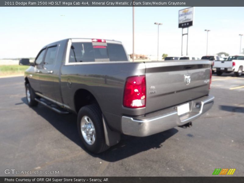 Mineral Gray Metallic / Dark Slate/Medium Graystone 2011 Dodge Ram 2500 HD SLT Mega Cab 4x4