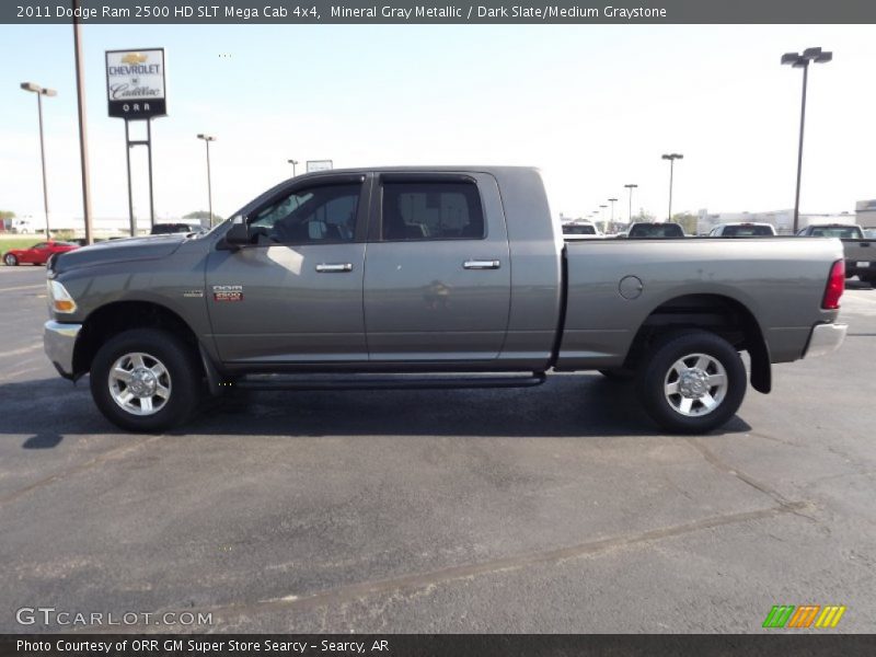 Mineral Gray Metallic / Dark Slate/Medium Graystone 2011 Dodge Ram 2500 HD SLT Mega Cab 4x4