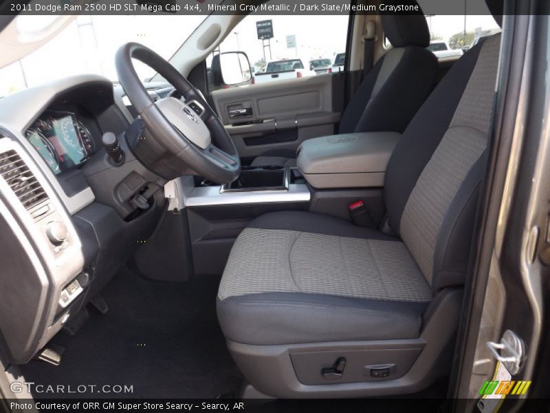 Mineral Gray Metallic / Dark Slate/Medium Graystone 2011 Dodge Ram 2500 HD SLT Mega Cab 4x4