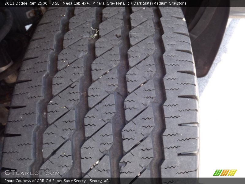 Mineral Gray Metallic / Dark Slate/Medium Graystone 2011 Dodge Ram 2500 HD SLT Mega Cab 4x4