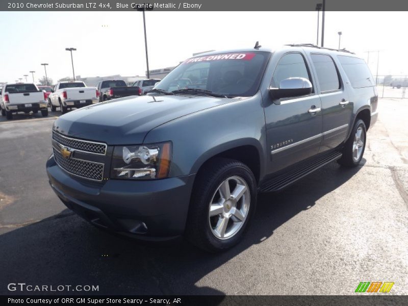 Blue Granite Metallic / Ebony 2010 Chevrolet Suburban LTZ 4x4