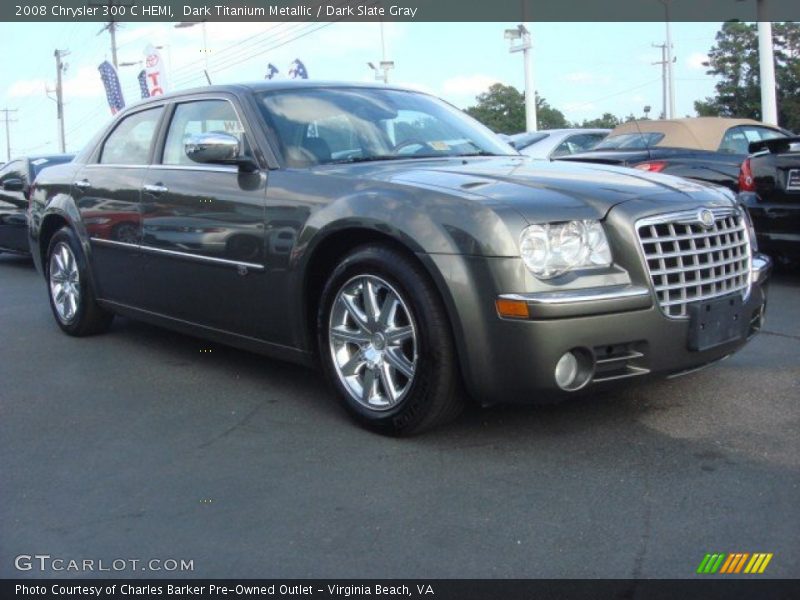 Dark Titanium Metallic / Dark Slate Gray 2008 Chrysler 300 C HEMI
