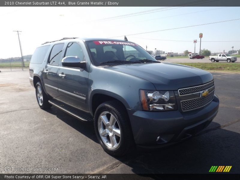 Blue Granite Metallic / Ebony 2010 Chevrolet Suburban LTZ 4x4