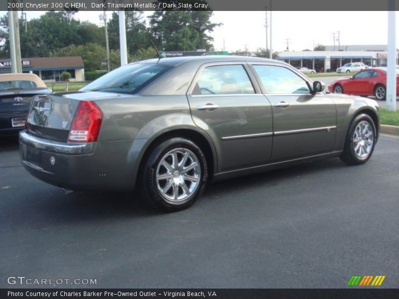 Dark Titanium Metallic / Dark Slate Gray 2008 Chrysler 300 C HEMI