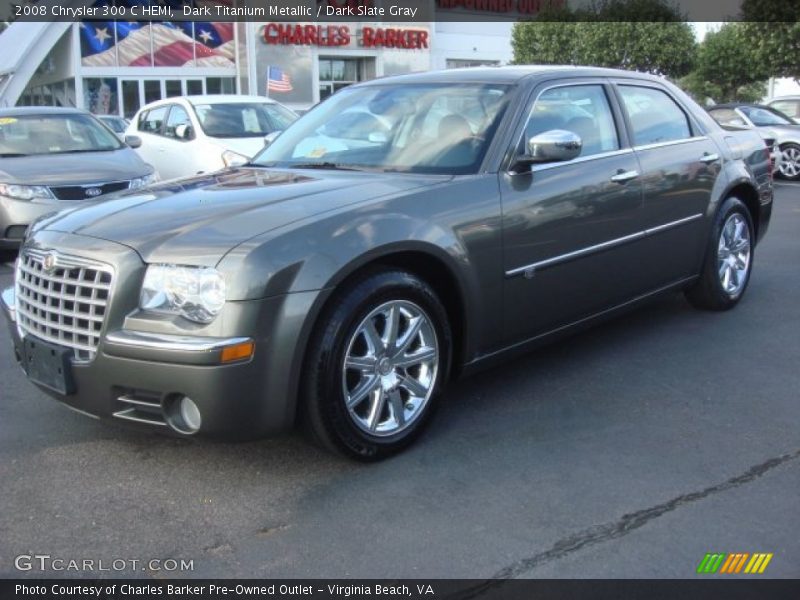Dark Titanium Metallic / Dark Slate Gray 2008 Chrysler 300 C HEMI