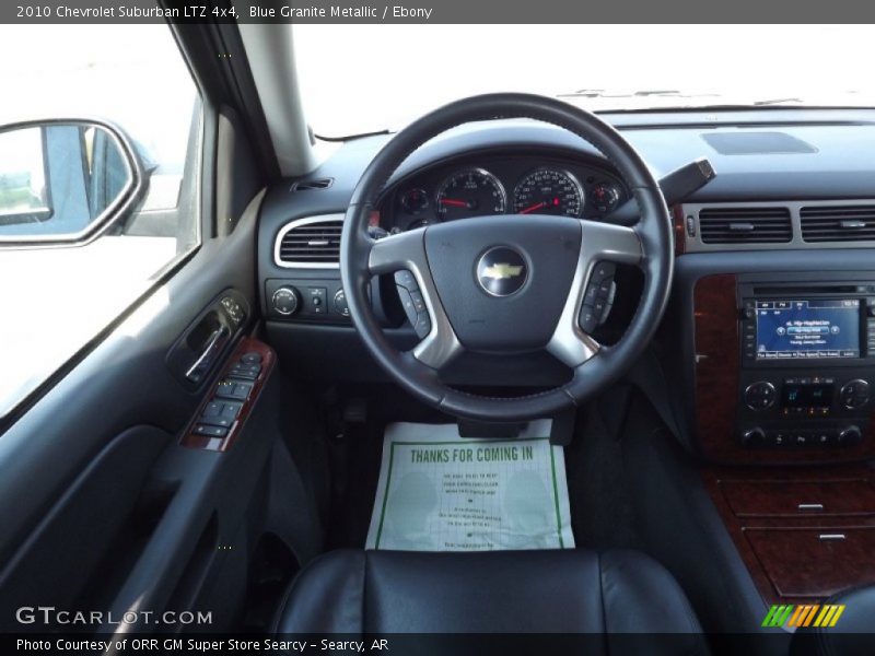 Blue Granite Metallic / Ebony 2010 Chevrolet Suburban LTZ 4x4