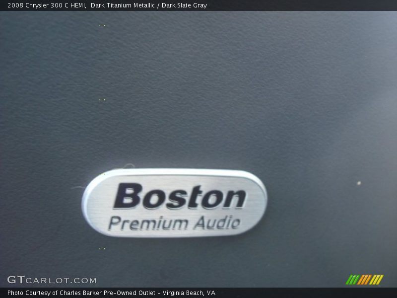 Dark Titanium Metallic / Dark Slate Gray 2008 Chrysler 300 C HEMI