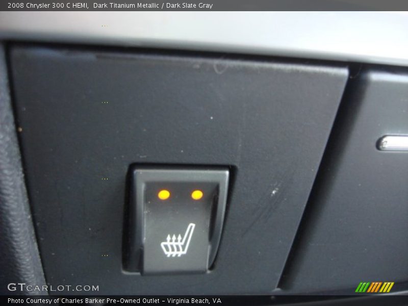 Dark Titanium Metallic / Dark Slate Gray 2008 Chrysler 300 C HEMI