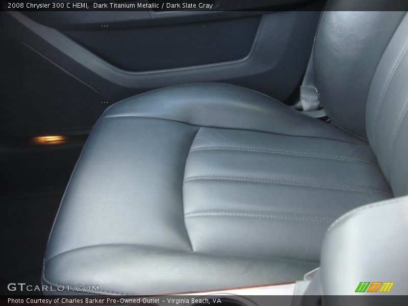 Dark Titanium Metallic / Dark Slate Gray 2008 Chrysler 300 C HEMI