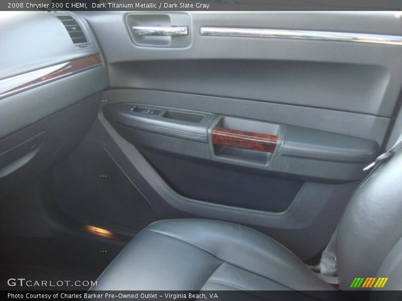Dark Titanium Metallic / Dark Slate Gray 2008 Chrysler 300 C HEMI