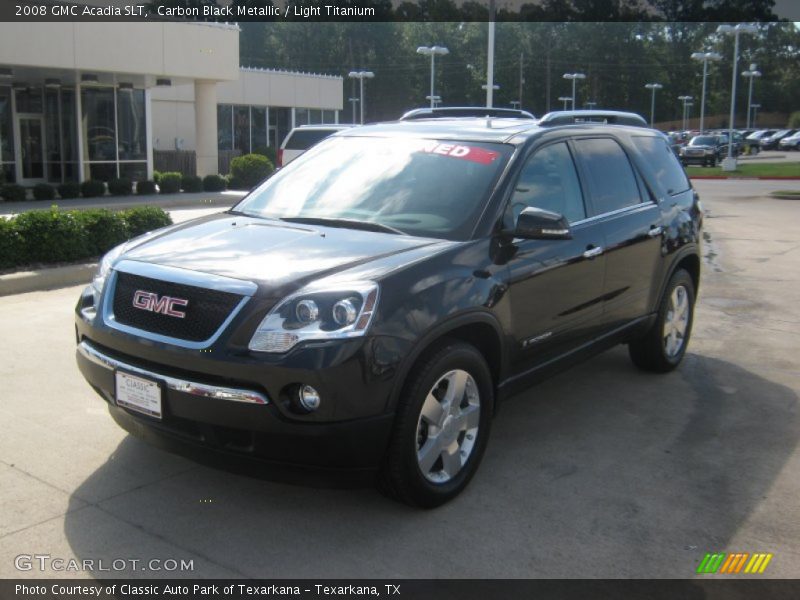 Carbon Black Metallic / Light Titanium 2008 GMC Acadia SLT