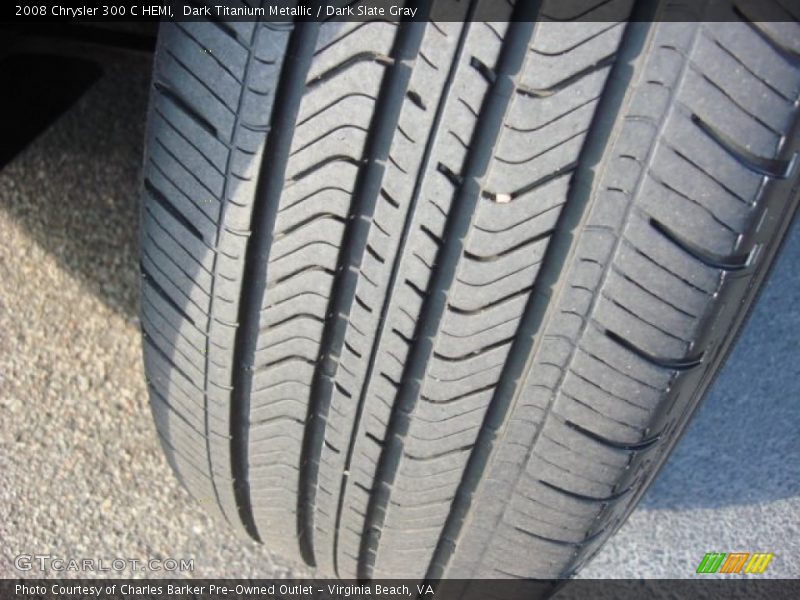 Dark Titanium Metallic / Dark Slate Gray 2008 Chrysler 300 C HEMI