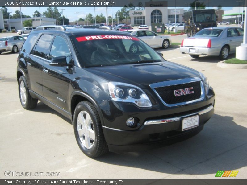 Carbon Black Metallic / Light Titanium 2008 GMC Acadia SLT