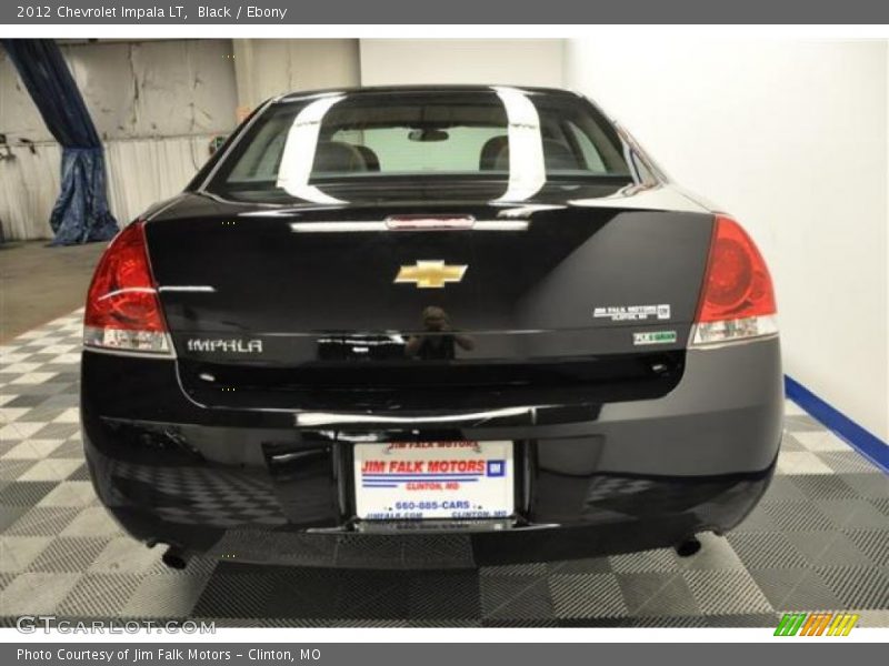 Black / Ebony 2012 Chevrolet Impala LT