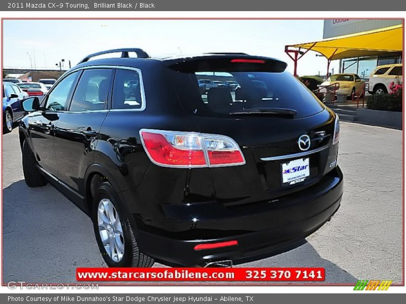 Brilliant Black / Black 2011 Mazda CX-9 Touring