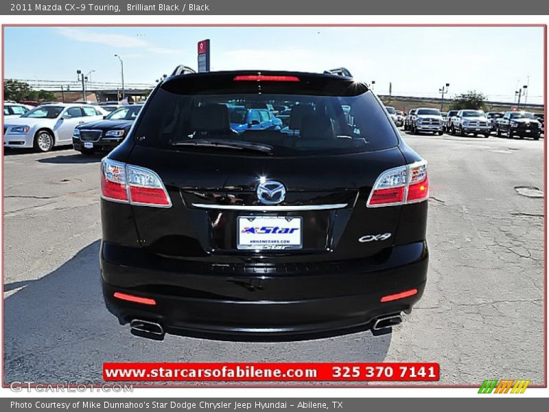 Brilliant Black / Black 2011 Mazda CX-9 Touring