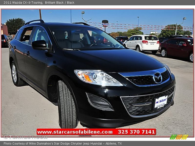 Brilliant Black / Black 2011 Mazda CX-9 Touring