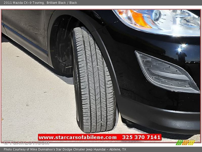 Brilliant Black / Black 2011 Mazda CX-9 Touring