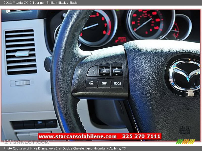 Brilliant Black / Black 2011 Mazda CX-9 Touring