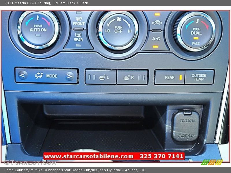 Brilliant Black / Black 2011 Mazda CX-9 Touring