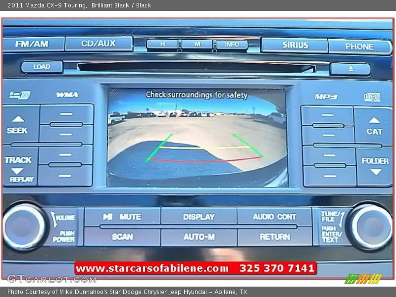 Brilliant Black / Black 2011 Mazda CX-9 Touring
