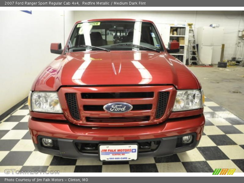 Redfire Metallic / Medium Dark Flint 2007 Ford Ranger Sport Regular Cab 4x4