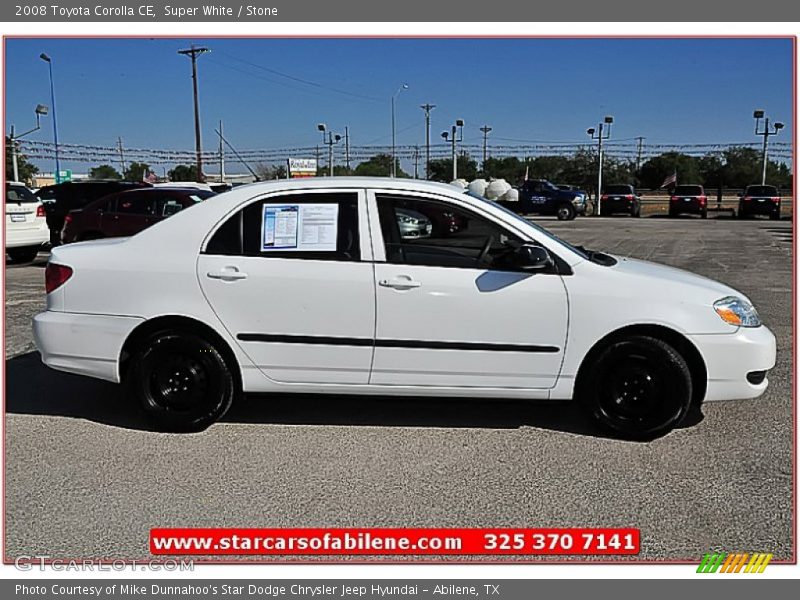 Super White / Stone 2008 Toyota Corolla CE