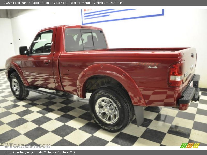 Redfire Metallic / Medium Dark Flint 2007 Ford Ranger Sport Regular Cab 4x4