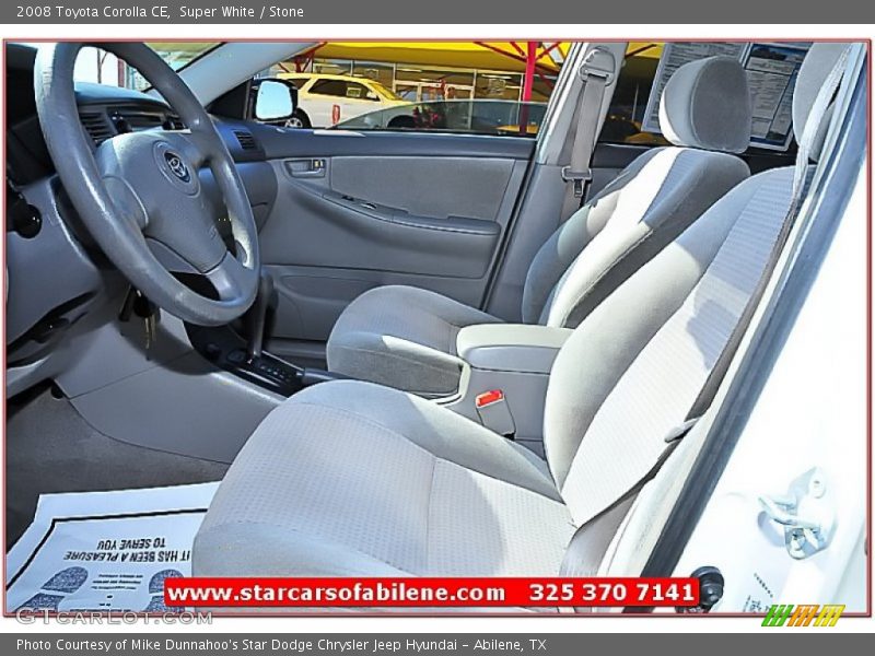 Super White / Stone 2008 Toyota Corolla CE
