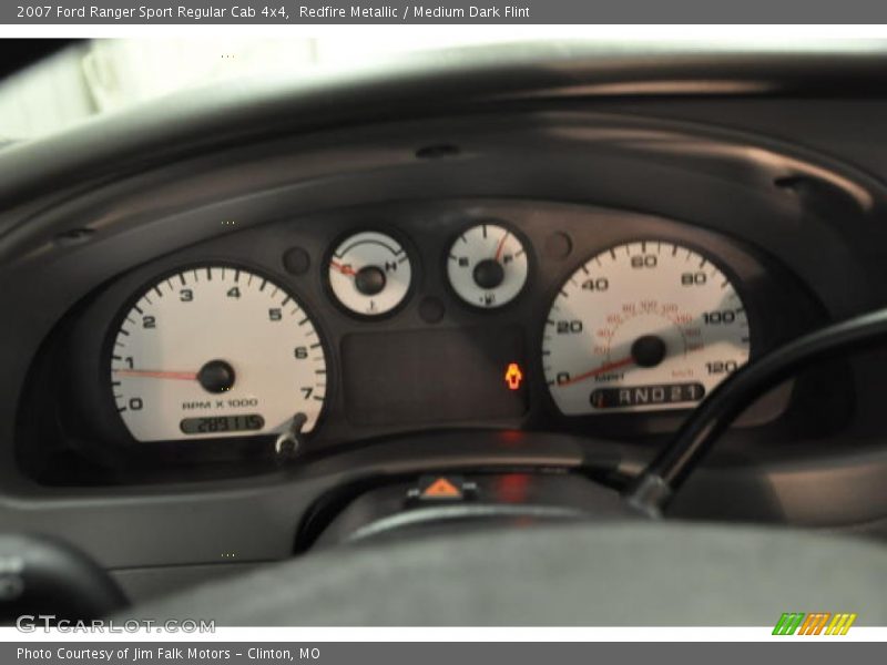 Redfire Metallic / Medium Dark Flint 2007 Ford Ranger Sport Regular Cab 4x4