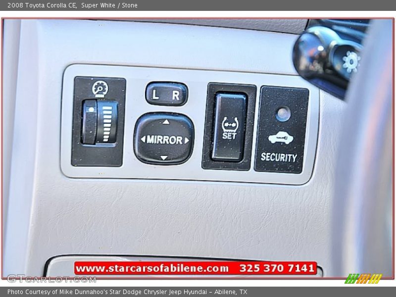 Super White / Stone 2008 Toyota Corolla CE
