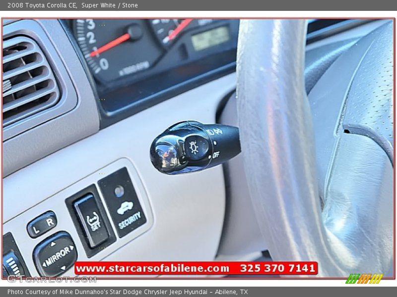 Super White / Stone 2008 Toyota Corolla CE