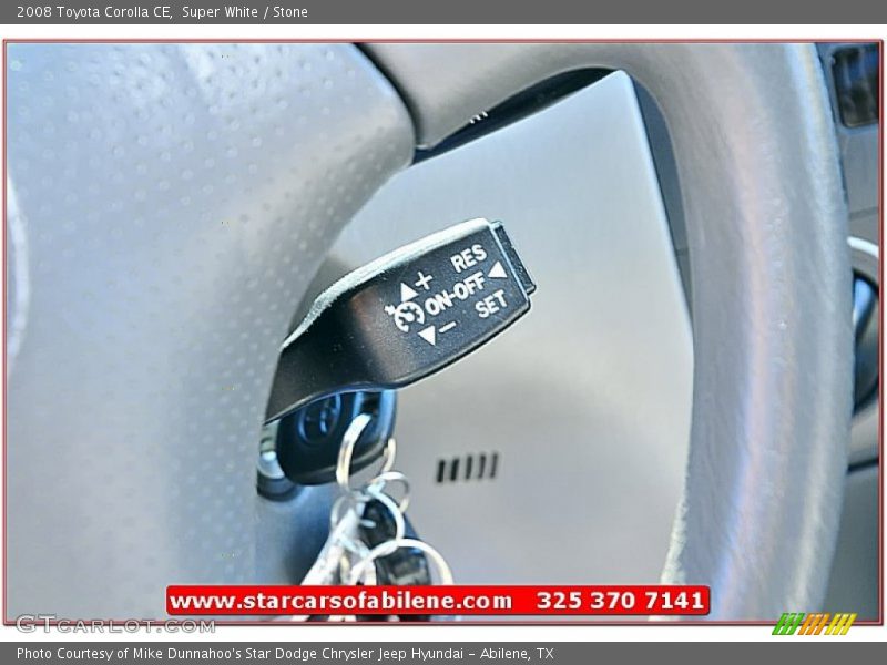 Super White / Stone 2008 Toyota Corolla CE