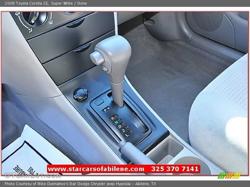 Super White / Stone 2008 Toyota Corolla CE