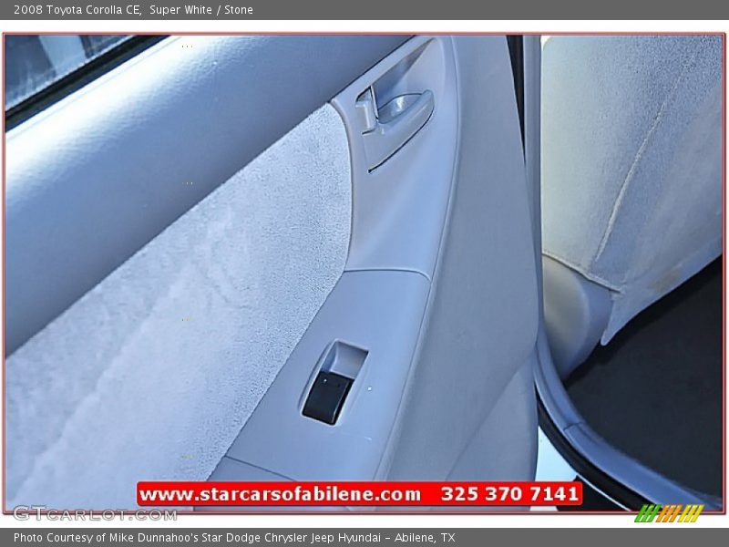 Super White / Stone 2008 Toyota Corolla CE