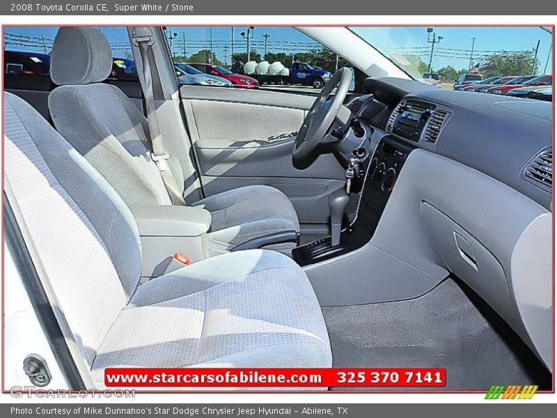 Super White / Stone 2008 Toyota Corolla CE