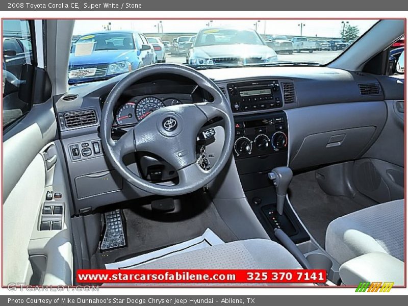 Super White / Stone 2008 Toyota Corolla CE
