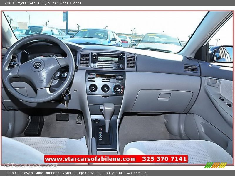 Super White / Stone 2008 Toyota Corolla CE