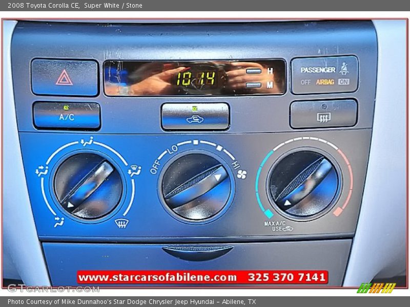 Super White / Stone 2008 Toyota Corolla CE