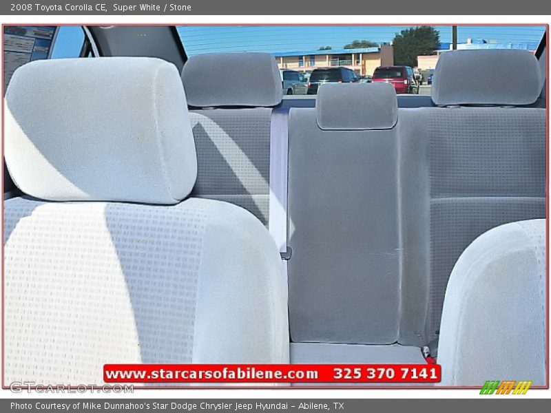 Super White / Stone 2008 Toyota Corolla CE