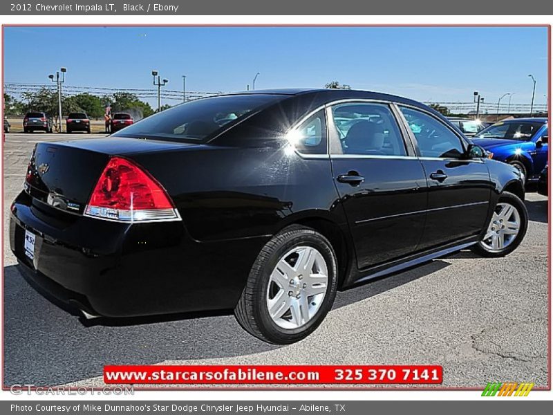 Black / Ebony 2012 Chevrolet Impala LT