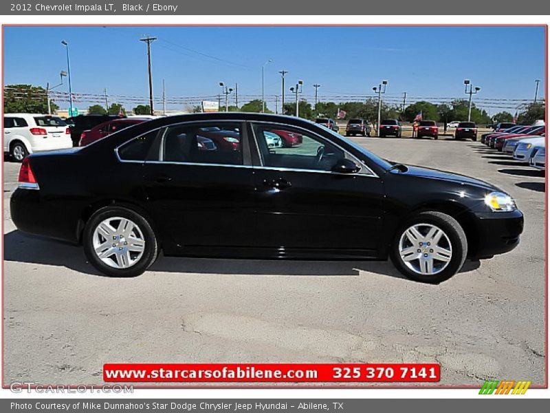 Black / Ebony 2012 Chevrolet Impala LT