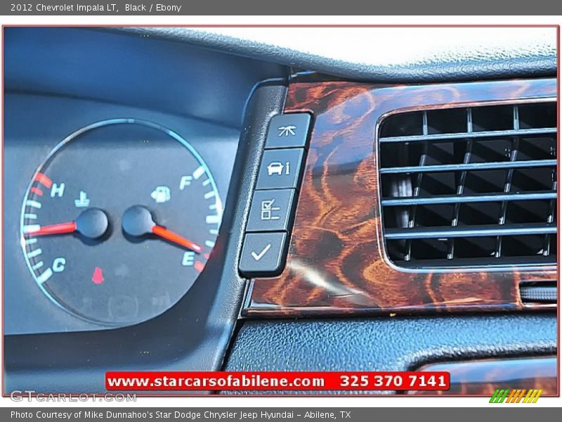 Black / Ebony 2012 Chevrolet Impala LT