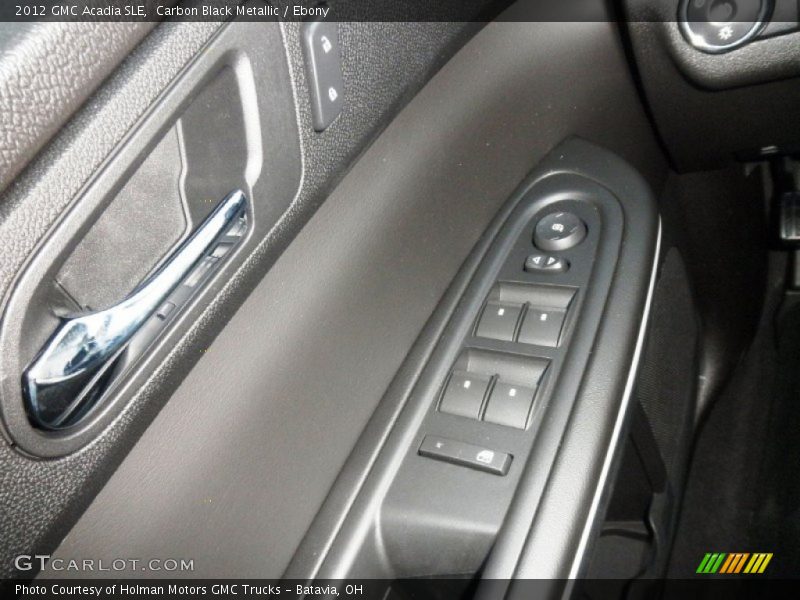 Carbon Black Metallic / Ebony 2012 GMC Acadia SLE