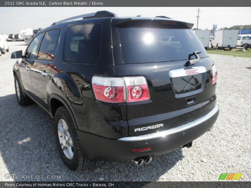 Carbon Black Metallic / Ebony 2012 GMC Acadia SLE